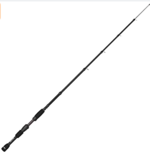Quantum Embark Telescopic Fishing Rod, ConvenienGraphite Blank with Solid Glass Tip, Comfortable Split-Grip EVA Rod Handle, Black